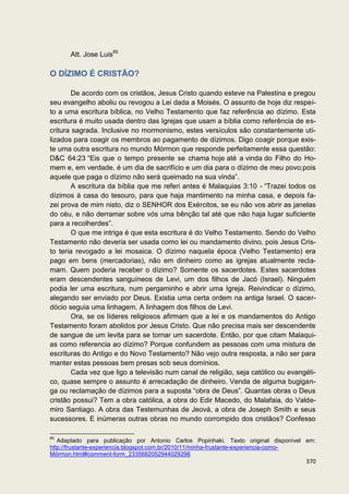 Ebook sobre o mormonismo