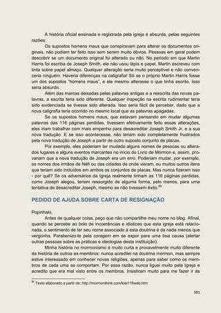 Ebook sobre o mormonismo