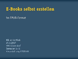 E-Books im EPUB-Format selbst erstellen