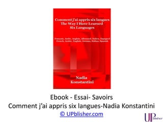 Ebook - Nouvelles-Nature, loisirs, sports
Claude Jacquemard - Le coup du soir
© Upblisher.com
 