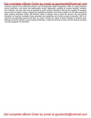 eBook Sustainable Construction Green Building Design and Delivery 5e ...