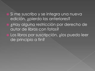 Preguntas a los vendedores