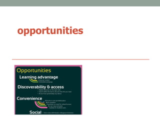 opportunities
 