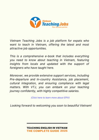 eBook Teaching English in Vietnam - The Complete guide 2025 | PDF