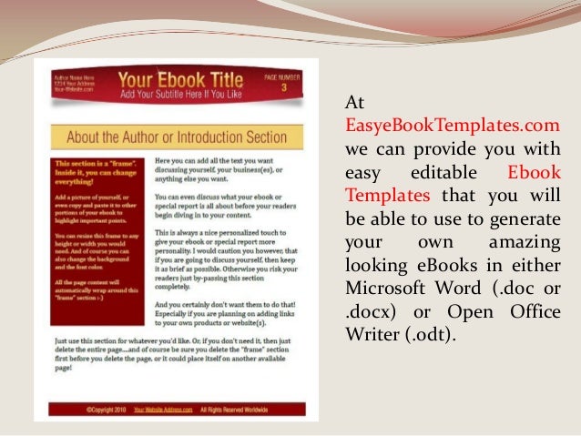 ebook templates for word 4 638