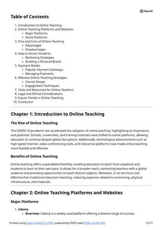 E-book: The Comprehensive Guide to Online Teaching | PDF