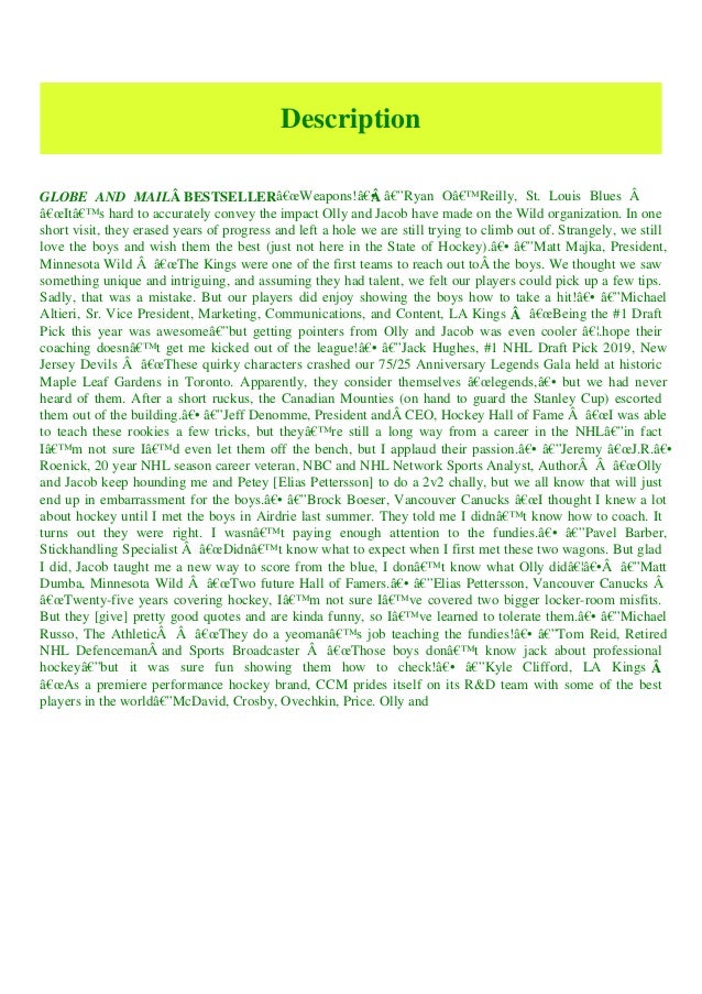 Ebook The Fundies The Essential Hockey Guide From On The Bench P