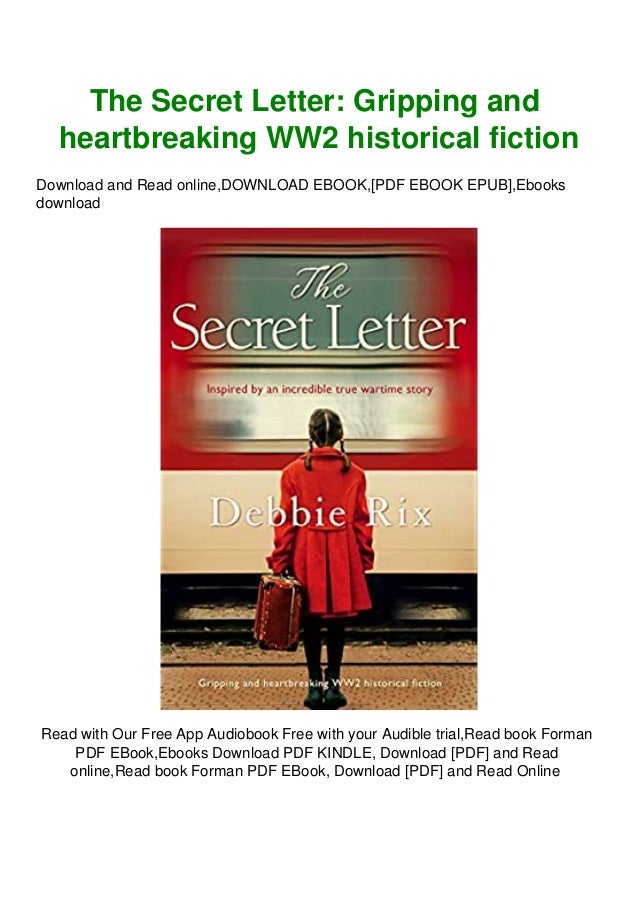 Ebook The Secret Letter Gripping And Heartbreaking Ww2 Historical
