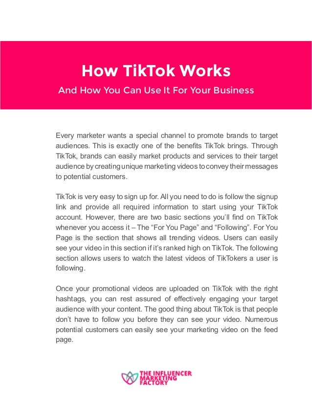 Free TikTok eBook