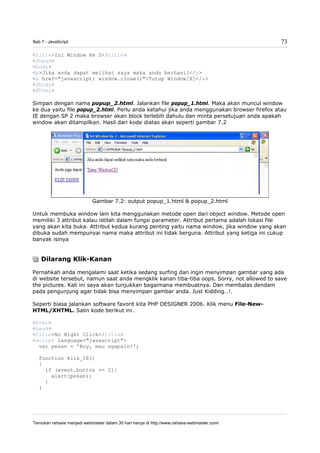 Ebook tutorial belajar html | PDF