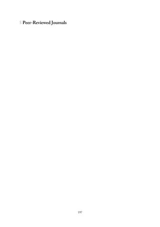 5 Peer-Reviewed Journals
197
 