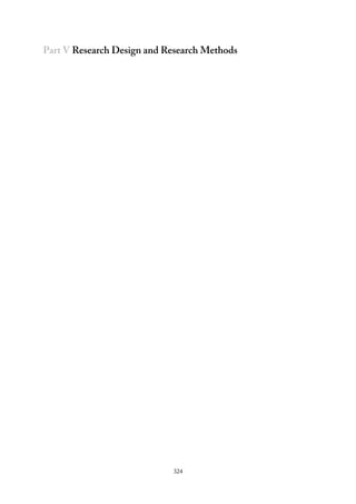 Part V Research Design and Research Methods
324
 