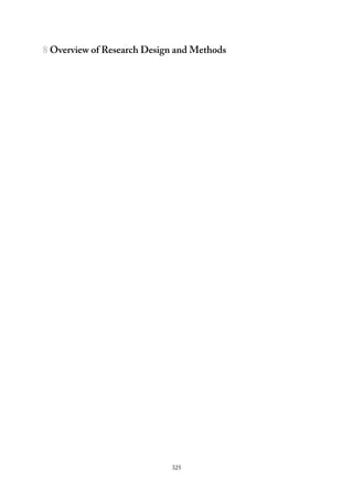 8 Overview of Research Design and Methods
325
 