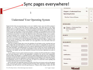Sync pages everywhere!
 