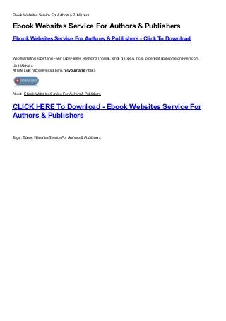 Ebook Websites Service For Authors & Publishers


Ebook Websites Service For Authors & Publishers
Ebook Websites Service For Authors & Publishers - Click To Download
Free, Buy, Full Version, Cracked, Free Download, Full Download, Nulled, Review, key, kEygen, Serial No, Serial Number, Serial Code, Patched, Registration Key, Registration Code, Plugin, Plug
in, Working

Web Marketing expert and Fiverr super-seller, Raymond Thomas, lends his tips & tricks to generating income on Fiverr.com.
Visit Website
Affliate Link: http://www.clickbank.net/yourname?/bliks




About : Ebook Websites Service For Authors & Publishers


CLICK HERE To Download - Ebook Websites Service For
Authors & Publishers
Free, Buy, Full Version, Cracked, Free Download, Full Download, Nulled, Review, key, kEygen, Serial No, Serial Number, Serial Code, Patched, Registration Key, Registration Code, Plugin, Plug
in, Working

Tags : Ebook Websites Service For Authors & Publishers Ebook Websites Service For Authors & Publishers Free, Ebook Websites Service For Authors & Publishers Full
Download, Ebook Websites Service For Authors & Publishers Cracked, Ebook Websites Service For Authors & Publishers Nulled,Ebook Websites Service For Authors & Publishers Key, Ebook
Websites Service For Authors & Publishers Keygen, Ebook Websites Service For Authors & Publishers Serial No, Ebook Websites Service For Authors & Publishers Serial Number, Ebook Websites
Service For Authors & Publishers Serial Code, Ebook Websites Service For Authors & Publishers Patched, Ebook Websites Service For Authors & Publishers Registration Key, Ebook Websites Service
For Authors & Publishers Registration Code,Ebook Websites Service For Authors & Publishers Registration Number, Ebook Websites Service For Authors & Publishers Plugin, Ebook Websites Service
For Authors & Publishers Working
 