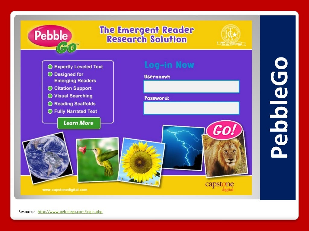 PebbleGoResource Http www pebblego login php
