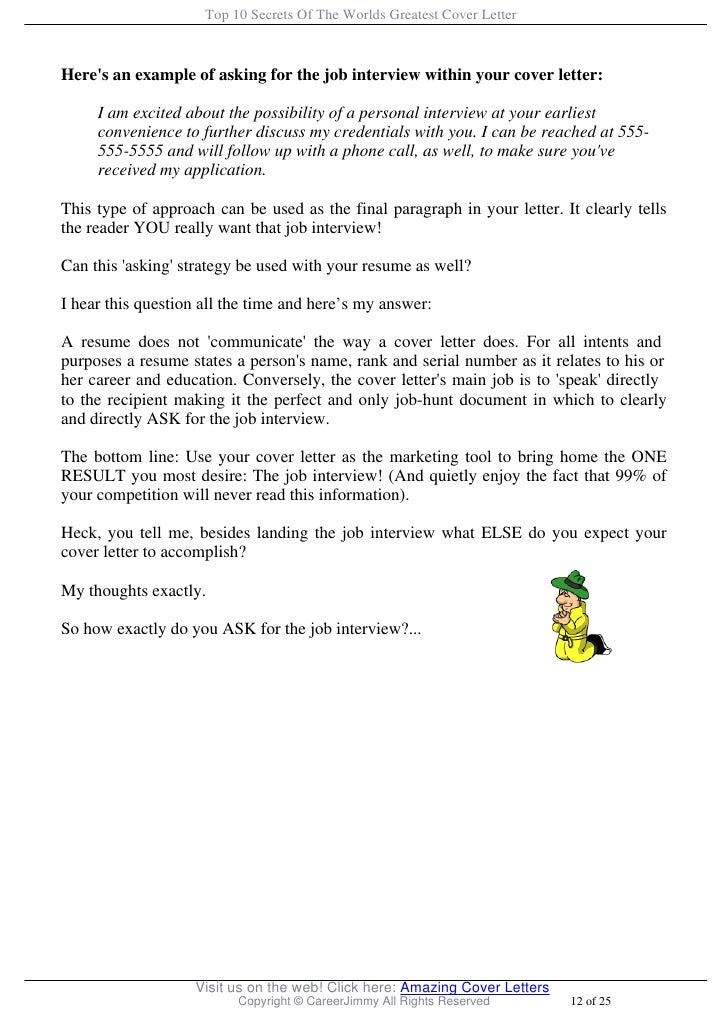 top 10 secrets of the worlds greatest cover letter do people read cover letters