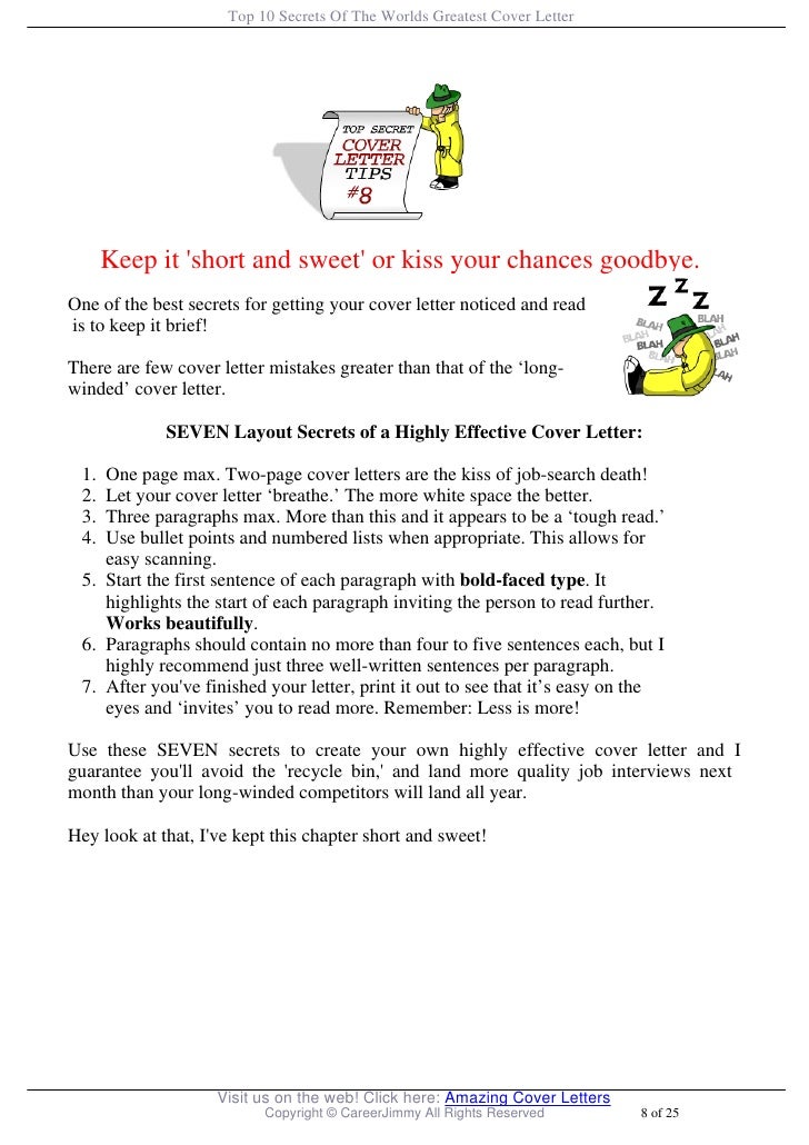 top 10 secrets of the worlds greatest cover letter most effective cover letters
