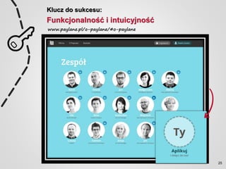 Klucz do sukcesu:
Funkcjonalność i intuicyjność
www.paylane.pl/o-paylane/#o-paylane
25
 