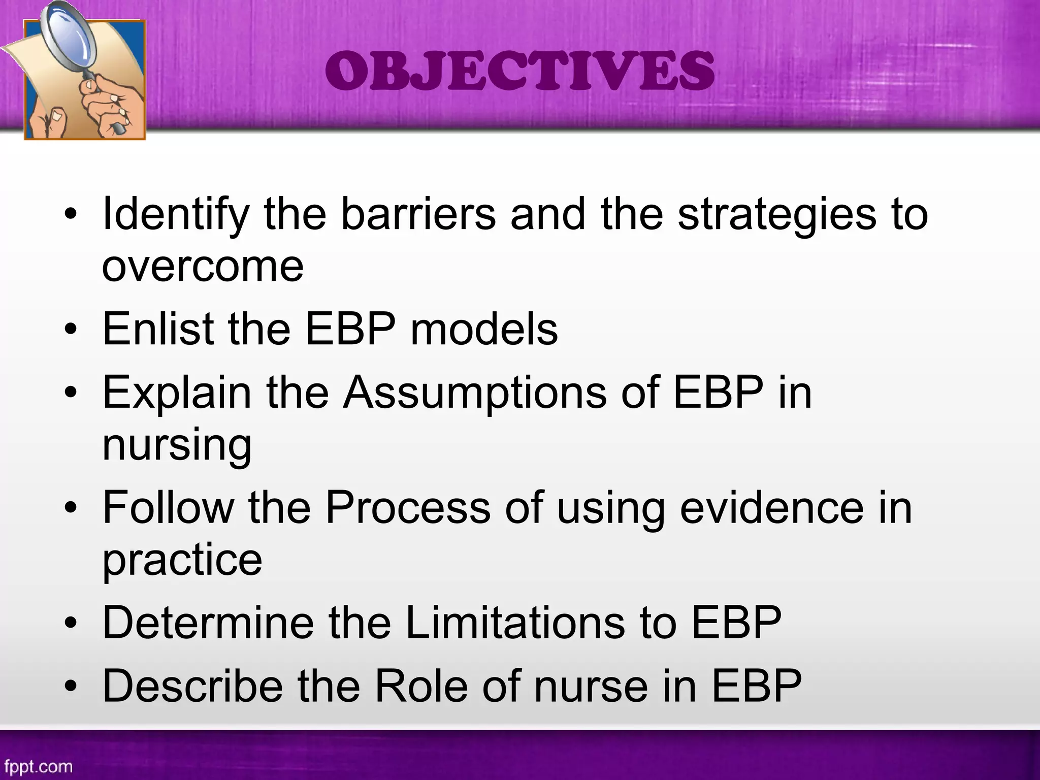 Evidence based practice in nursing | PPT | Parenting Babies and ...