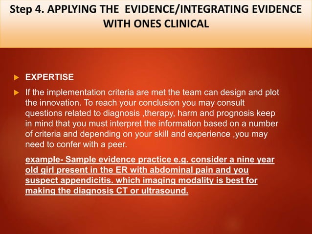 evidence based practice, EBP | PPTX