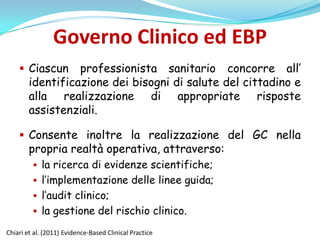 EBP, linee guida e protocolli | PPTX