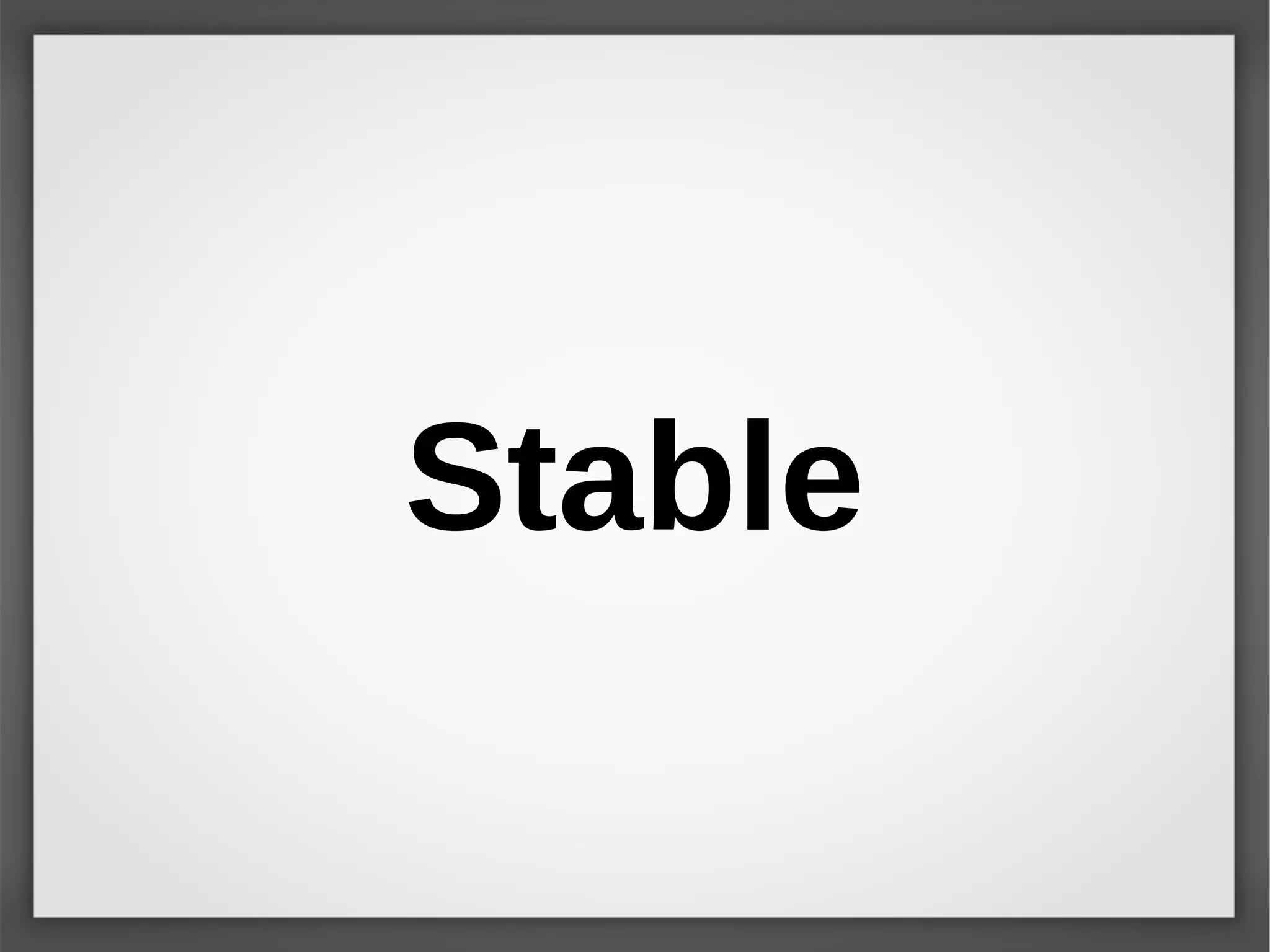 Stable
 