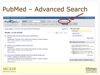 PubMed – Advanced Search
 