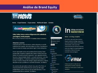 Análise de Brand Equity
 