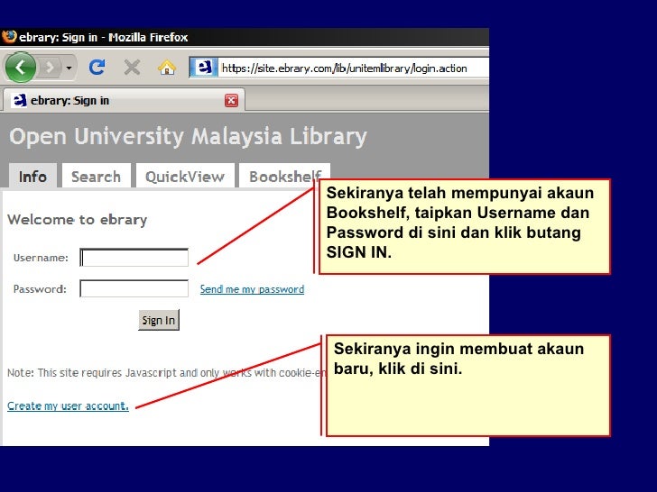 E Brary Bookshelves Malay