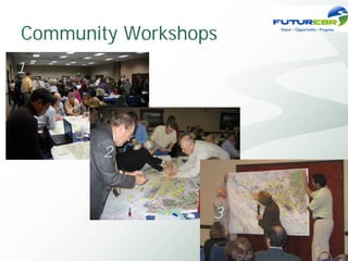 Community Workshops
1



       2


                  3
 