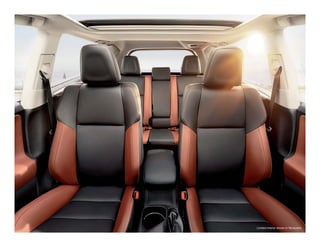 Limited interior shown in Terracotta. 
 