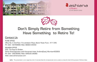 Ashiana Utsav, Lavasa (e-Brochure)