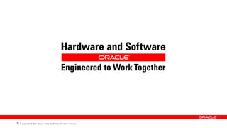 53

Copyright © 2011, Oracle and/or its affiliates. All rights reserved.

 