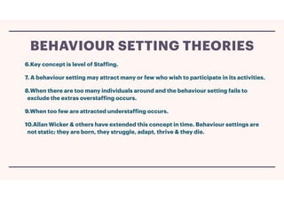 Environmental bEHAVIOUR ARCHITECTURE - EBS | PDF