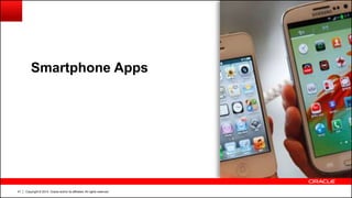 Copyright © 2014, Oracle and/or its affiliates. All rights reserved.41
Smartphone Apps
 