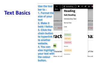 Text Basics