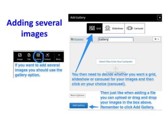 Adding several
images