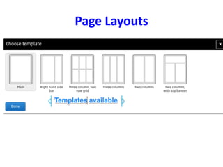 Page Layouts