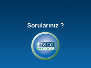 Sorularınız ?
 