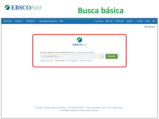 Busca básica
 