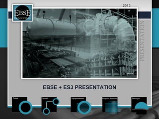 2013




EBSE + ES3 PRESENTATION
 