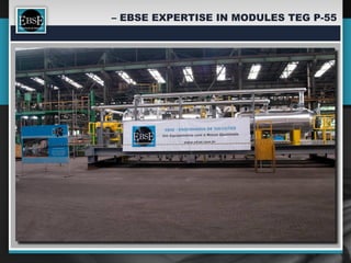 – EBSE EXPERTISE IN MODULES TEG P-55
 