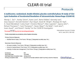 CLEAR-III trial
 