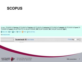 SCOPUS




         EBS presentation   7
 