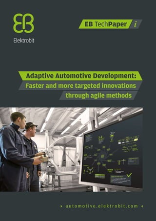 a u t o m o t i v e . e l e k t r o b i t . c o m
EB TechPaper
Faster and more targeted innovations
Adaptive Automotive Development:
through agile methods
 
