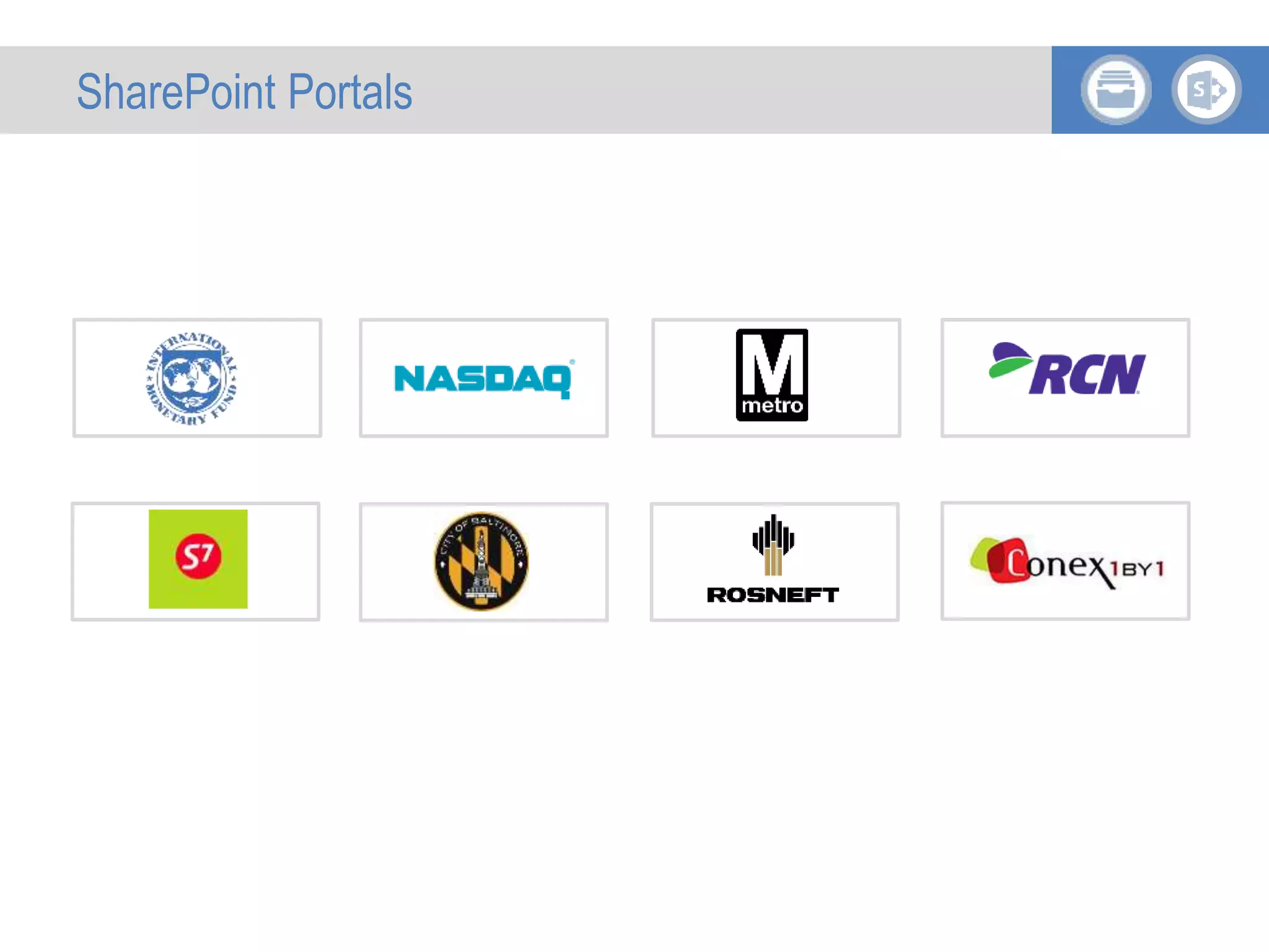 SharePoint Portals
 