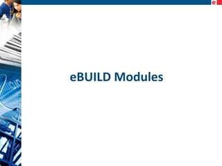 eBUILD Modules

 