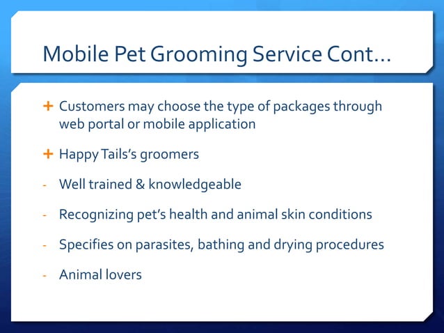 Mobile Pet Grooming Business Business Growth Strategies
