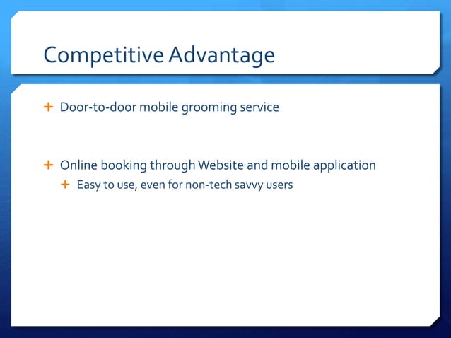 View of Mobile Pet Grooming Business Proposal Presentation for E-Business ...